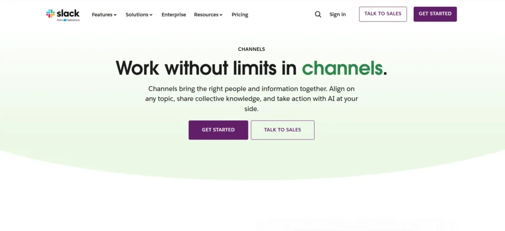 Slack –  SaaS company For Team Communication 