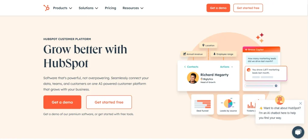 HubSpot SaaS company